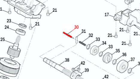 RS512 Штифт(палець) розблокування 7*54 [R20.32]